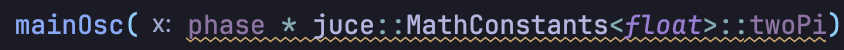 mainOsc(phase * juce::MathConstants<float>::twoPi)